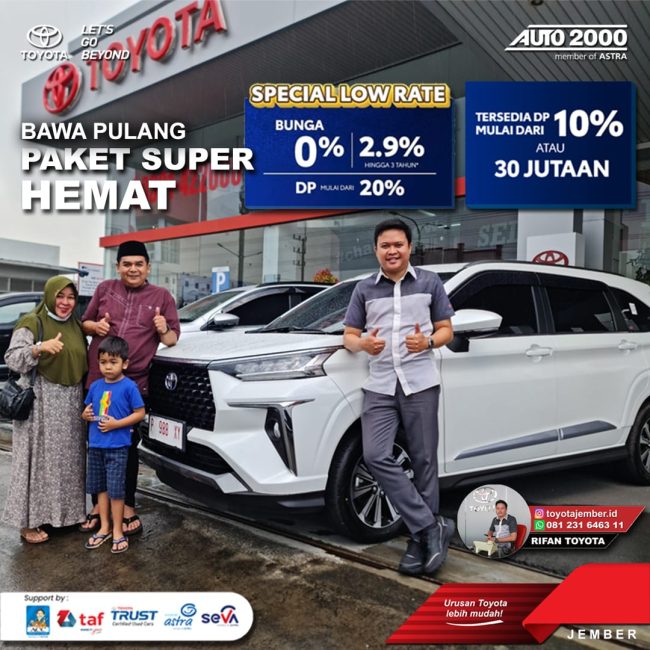 Promo Toyota Jember By Rifan